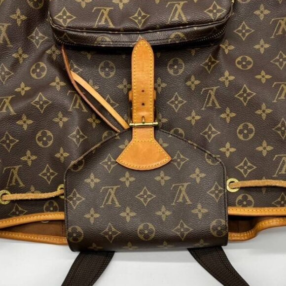 🔥EXTRA LARGE🔥 Authentic Louis Vuitton Monogram Montsouris GM Backpack Bag LV - Picture 9 of 16